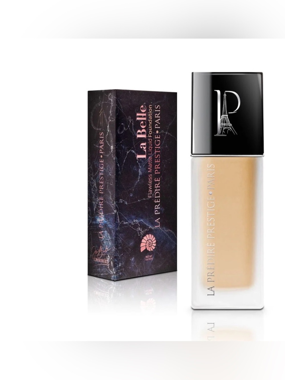La Belle Liquid Foundation - Cream Shade by